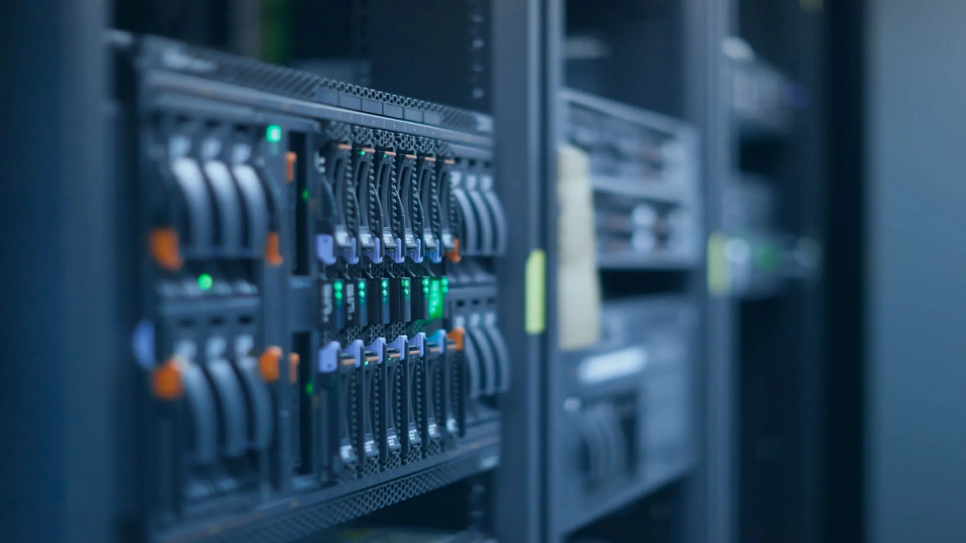 Modern data center servers — managed IT hosting Dallas Texas by KMCS IT LLC